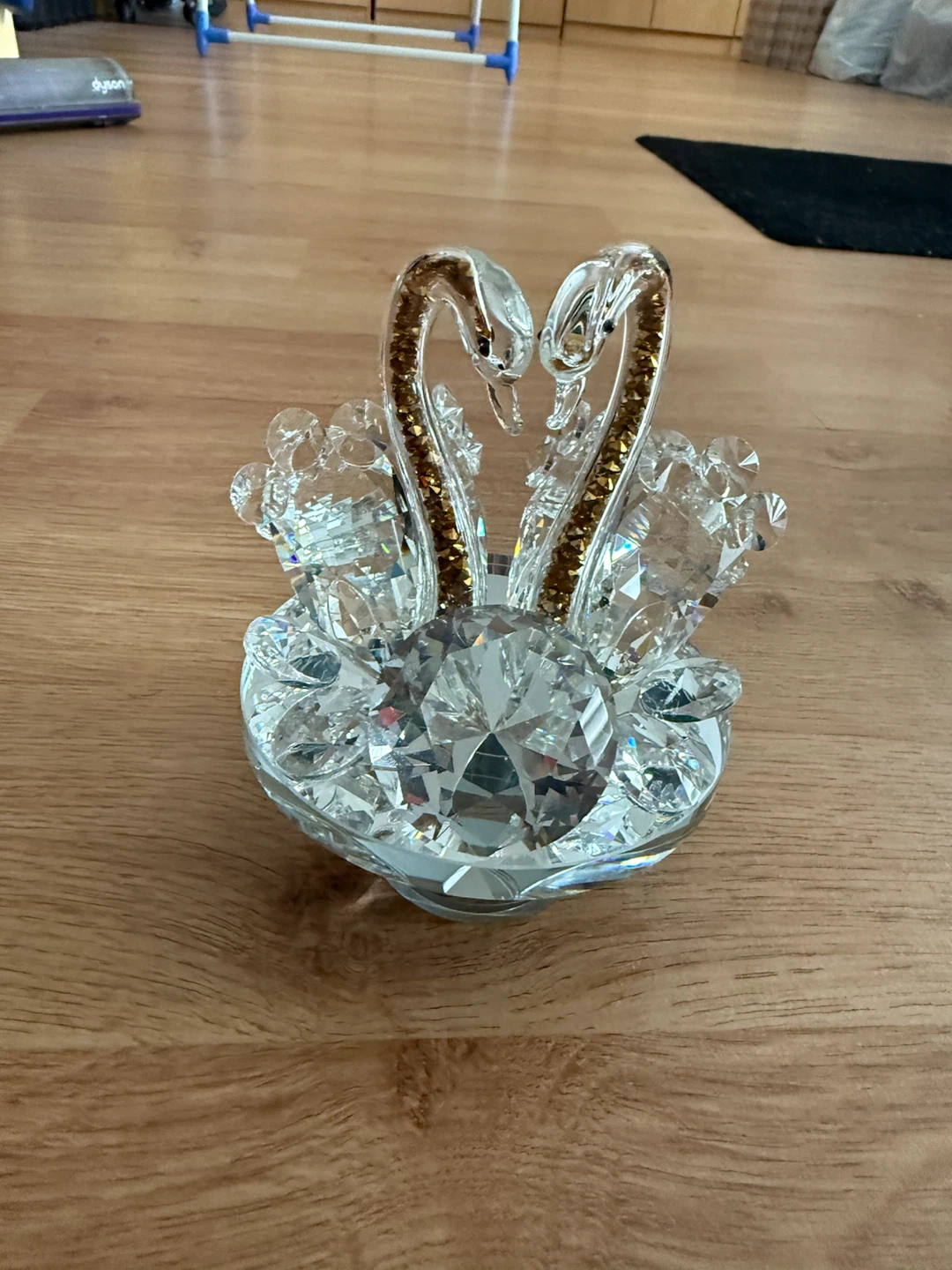 Crystal Swan Figurine