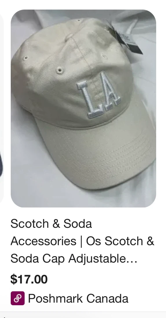 NEW 🧢 Scotch & Soda Unisex "LA" Baseball Cap - photo 4