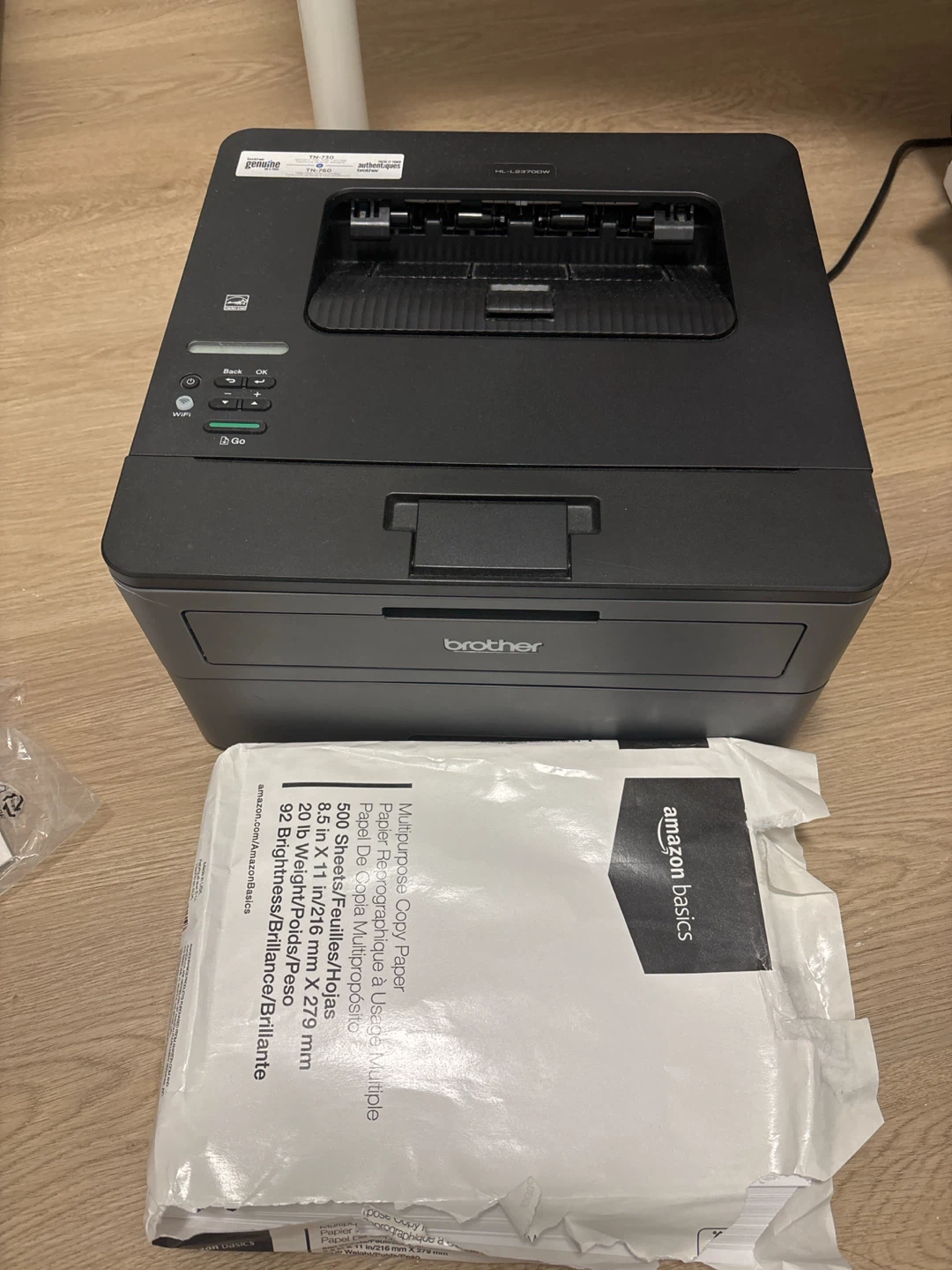 Brother HL-L2370DW Monochrome Laser Printer - photo 2