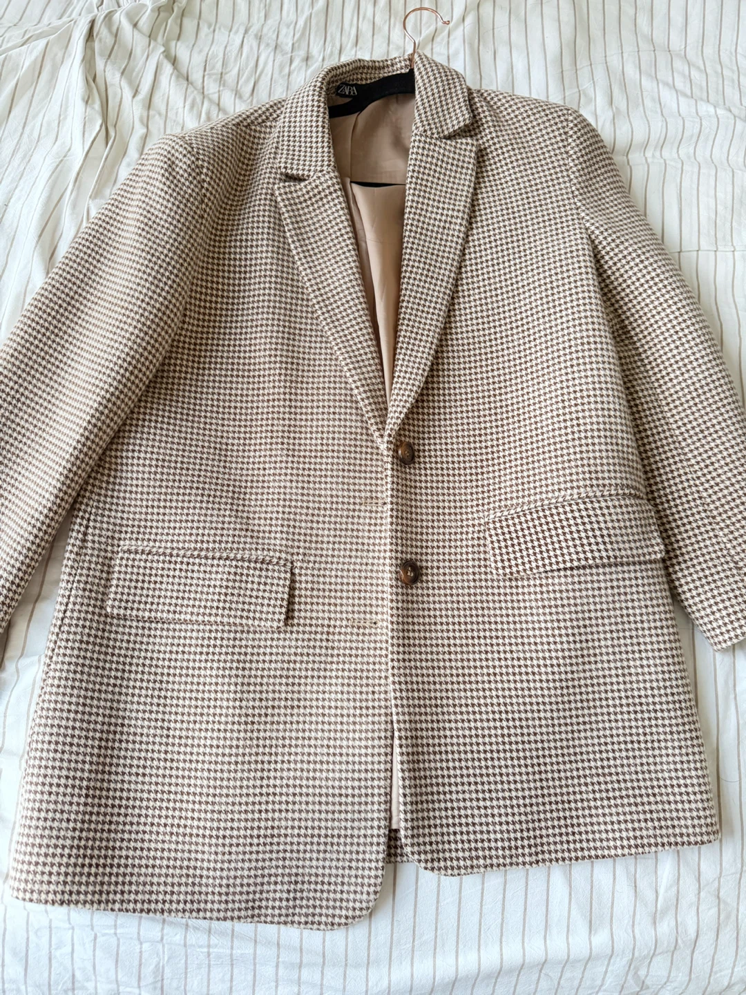 ZARA Houndstooth Blazer S Like New - photo 3
