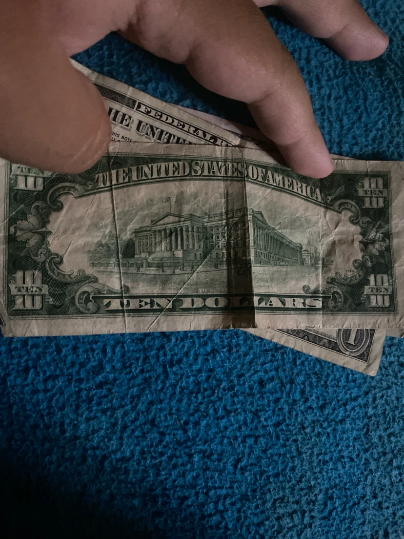 Very old 10 dollar bill - photo 2
