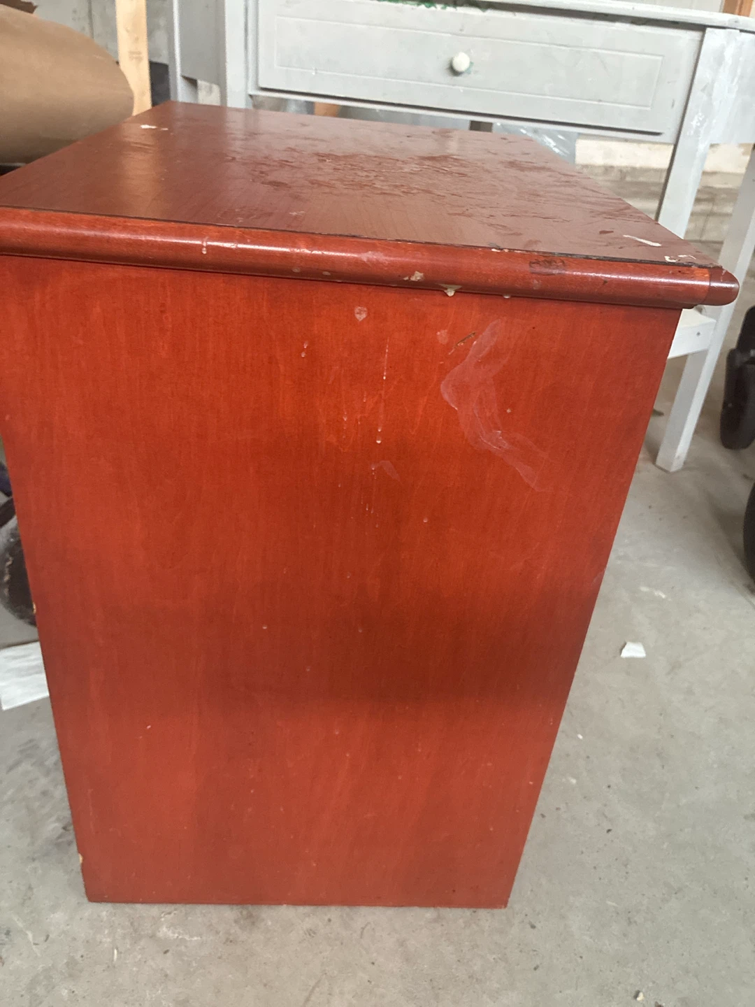 Wooden End Table with Drawer - photo 4