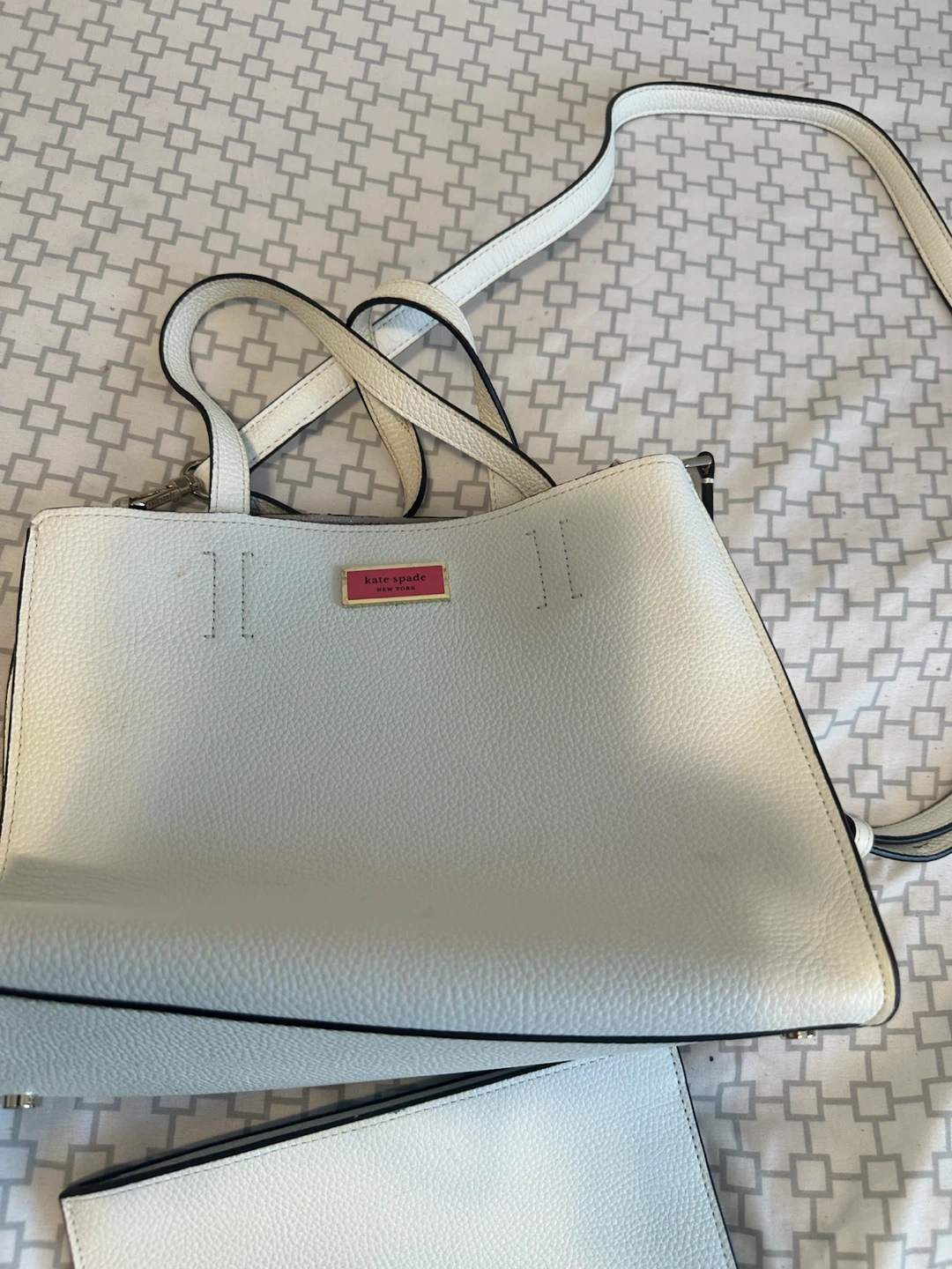 Kate Spade White Leather Purse - photo 3