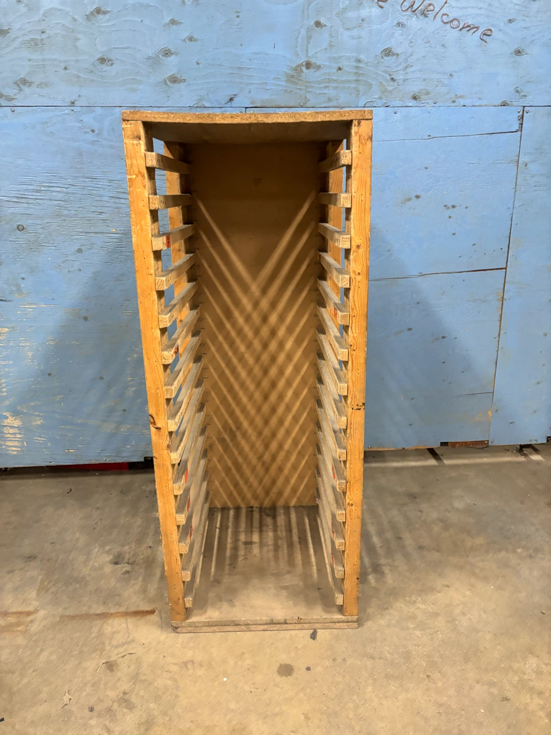 Wooden rack