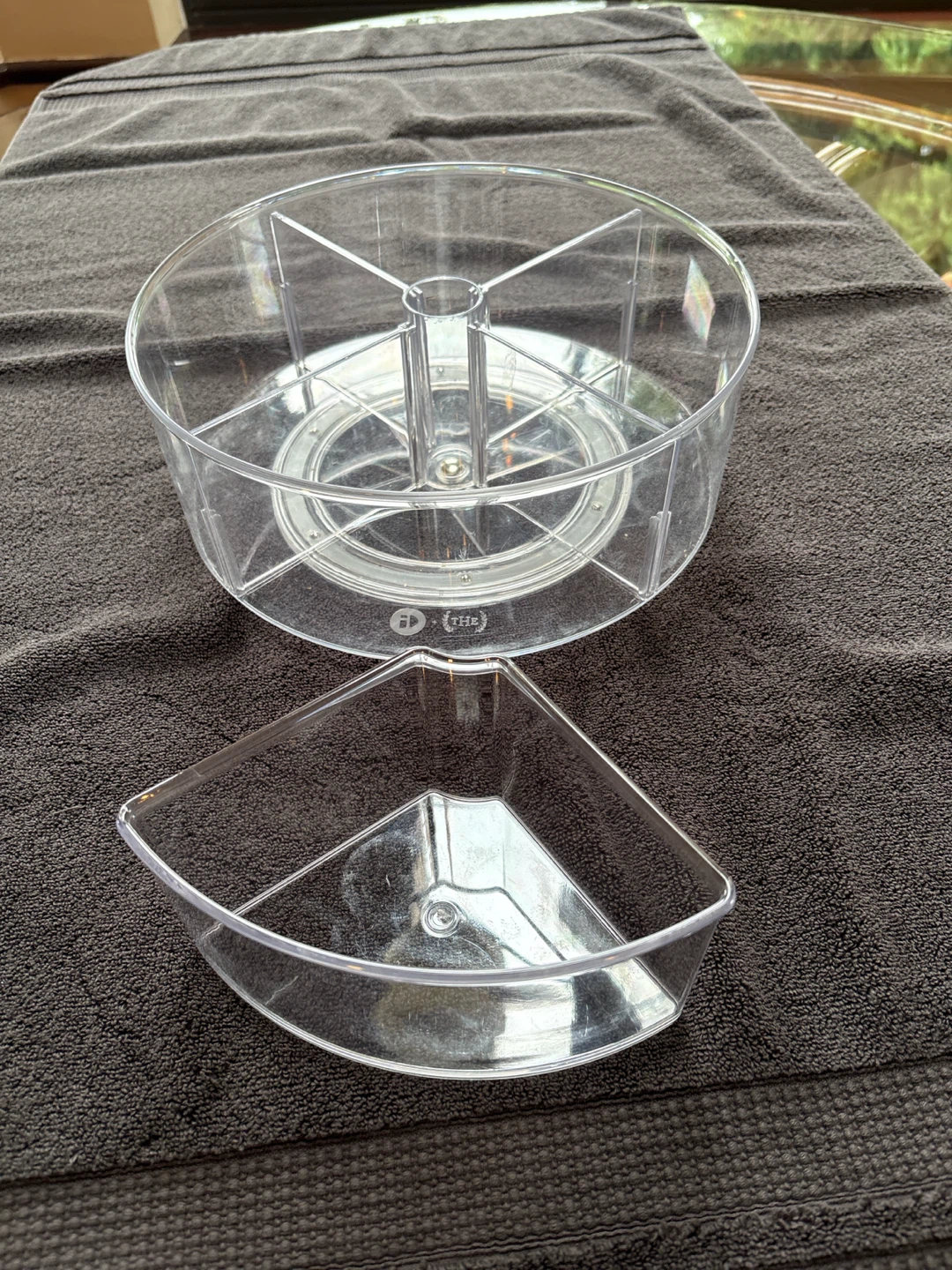 Clear Rotating Organizer Tray - photo 3