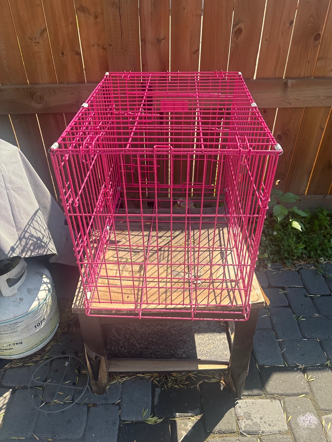 Pink Pet Cage