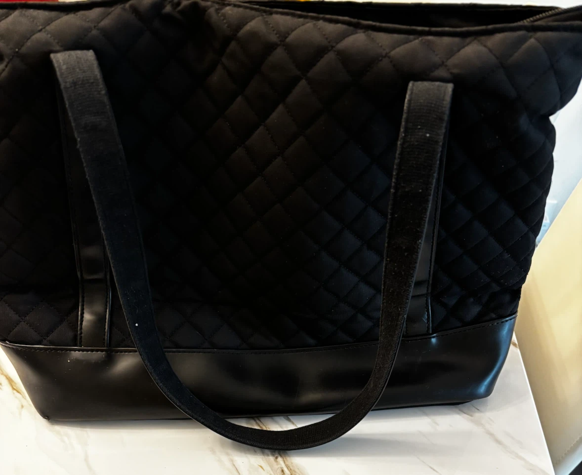 Kroser Black Quilted Tote Bag - photo 2