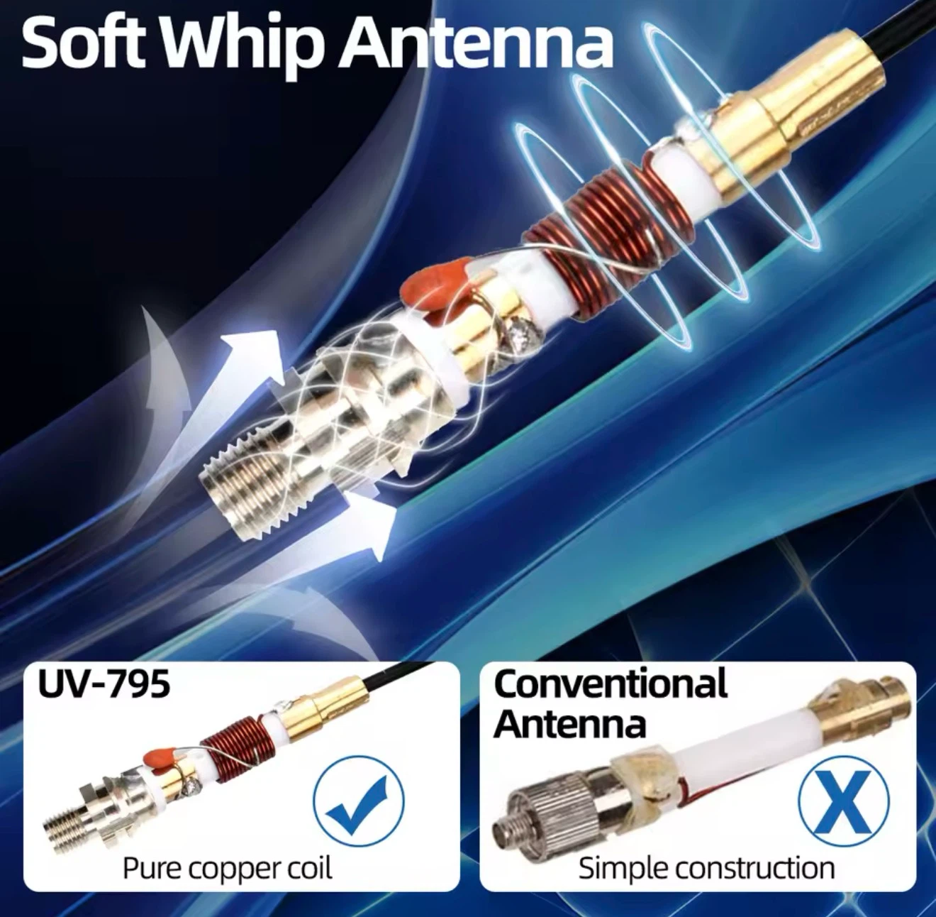 UV-795 VHF/UHF Dual Band Antenna - photo 4