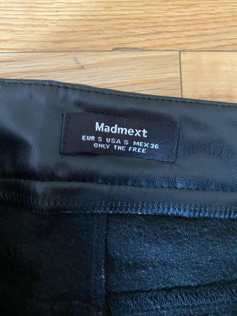 Faux Leather Wide Leg Pants - photo 4