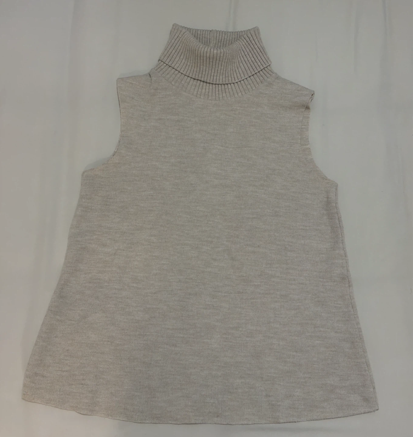 Chic Zara Sleeveless Turtleneck Top