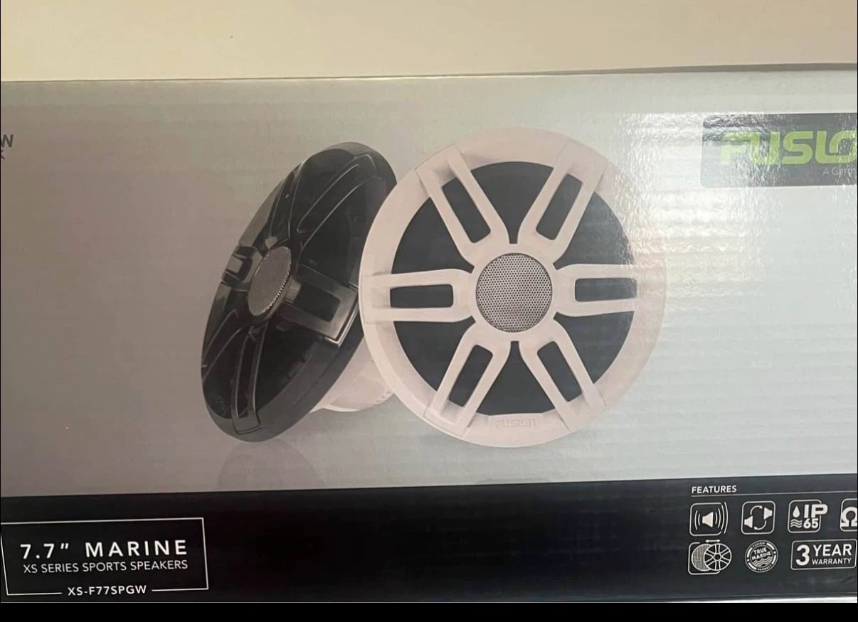 Fusion 7.7" XS Series Marine Sports Speakers (Pair)