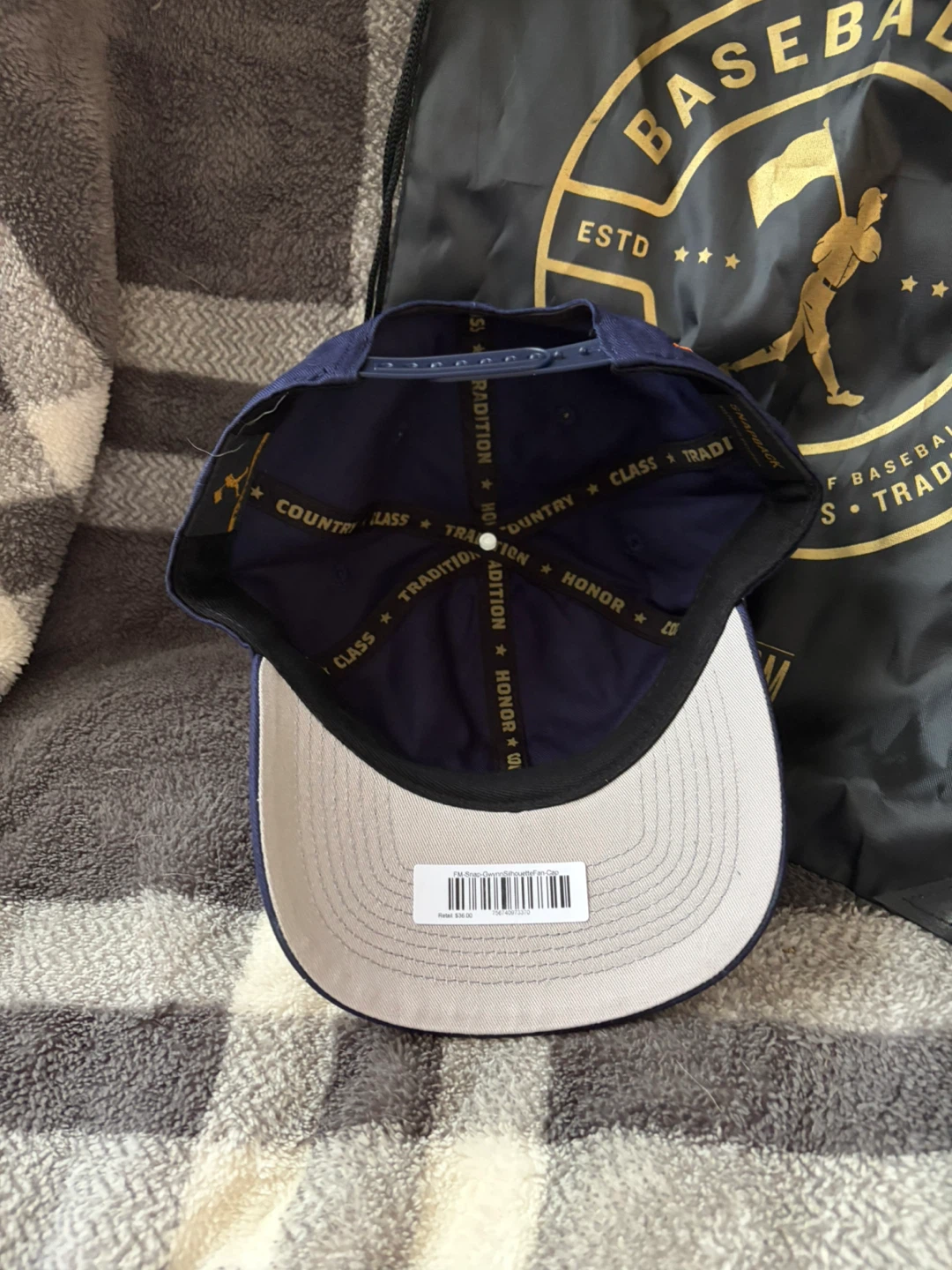 NEW! Baseballism Tony Gwynn Snapback Hat and Bag - photo 4