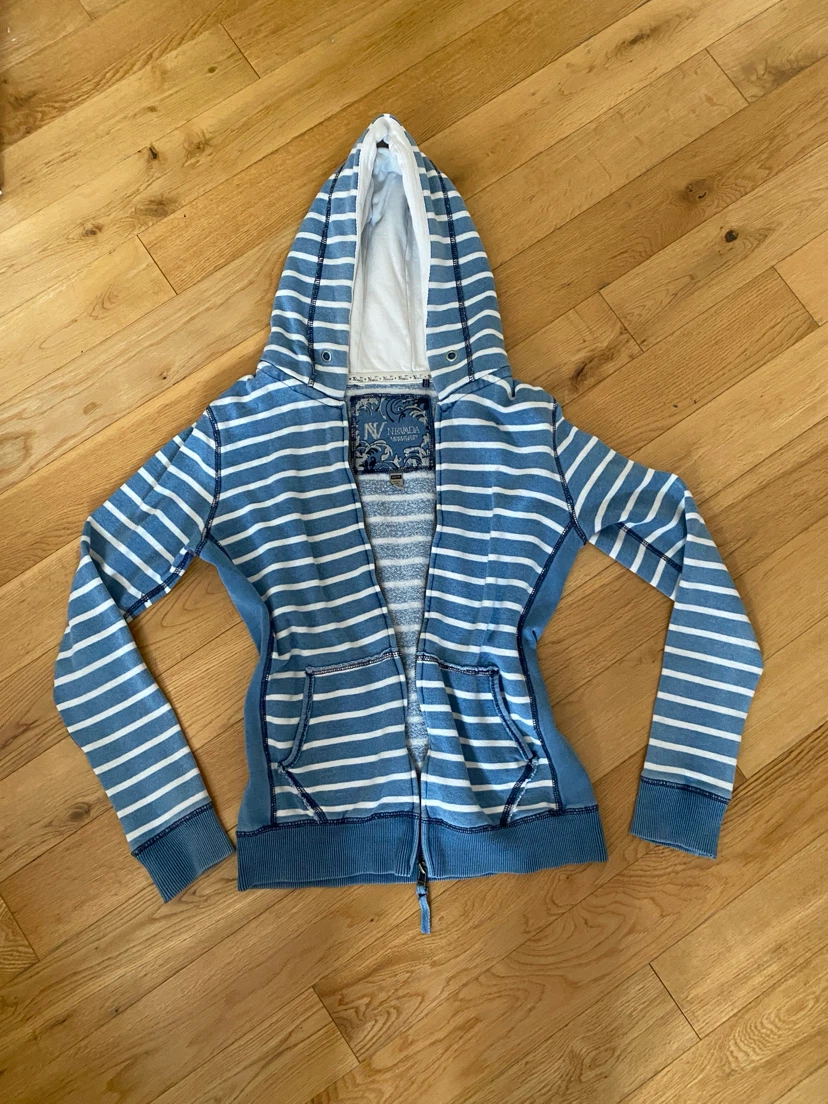 Nevada Striped Zip-Up Hoodie
