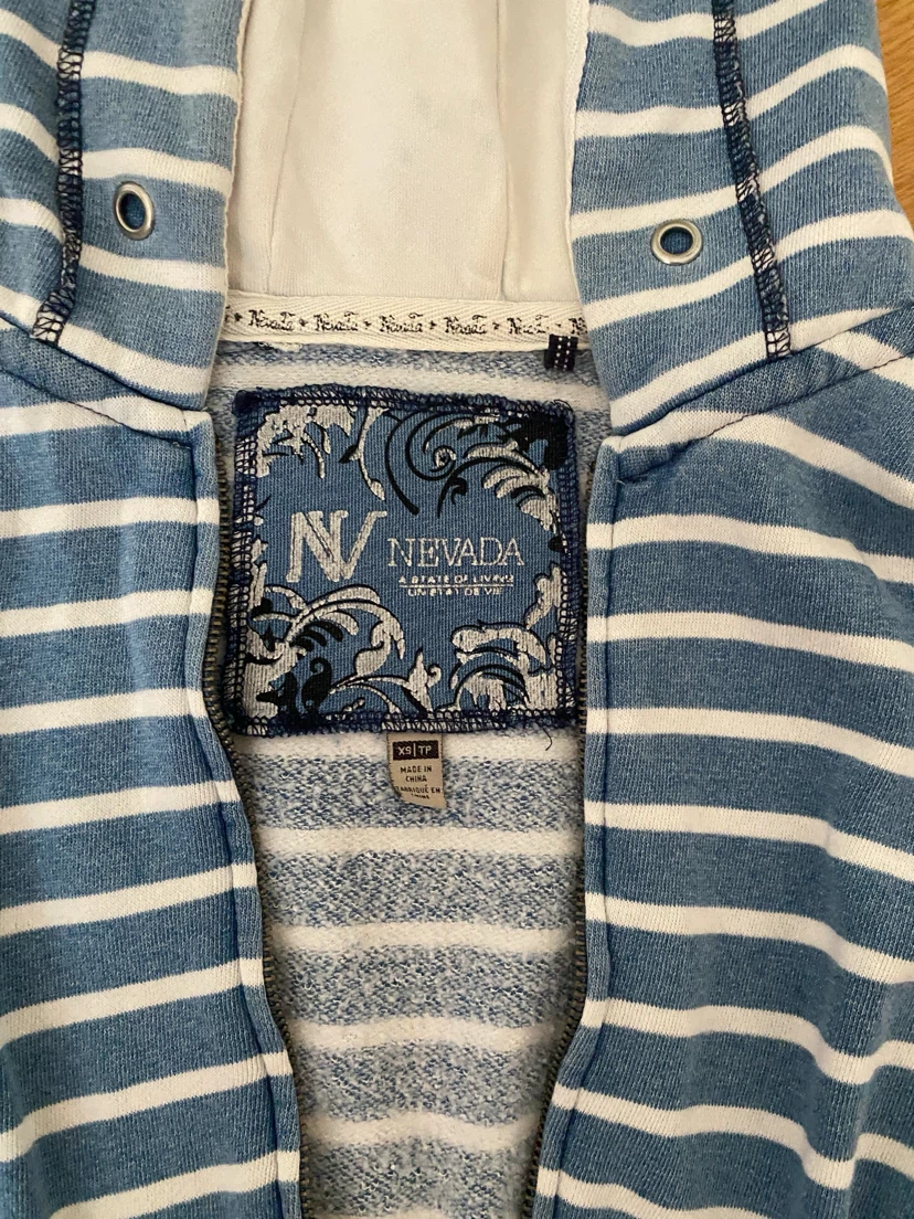 Nevada Striped Zip-Up Hoodie - photo 3