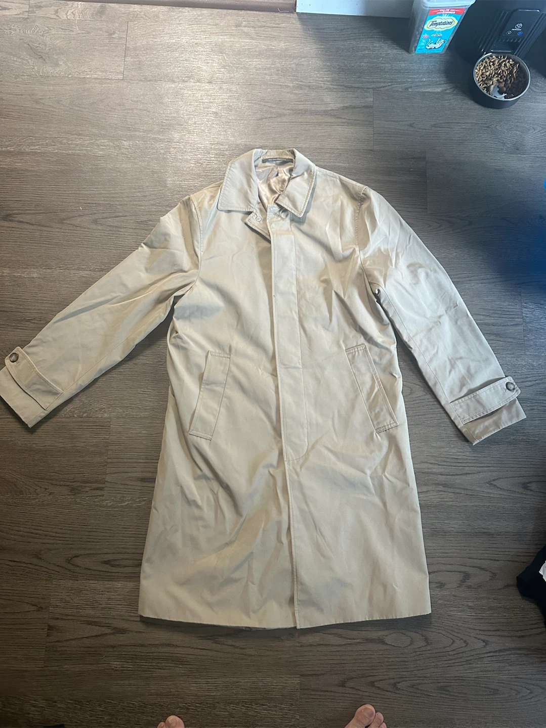 Men's Beige Trench Coat