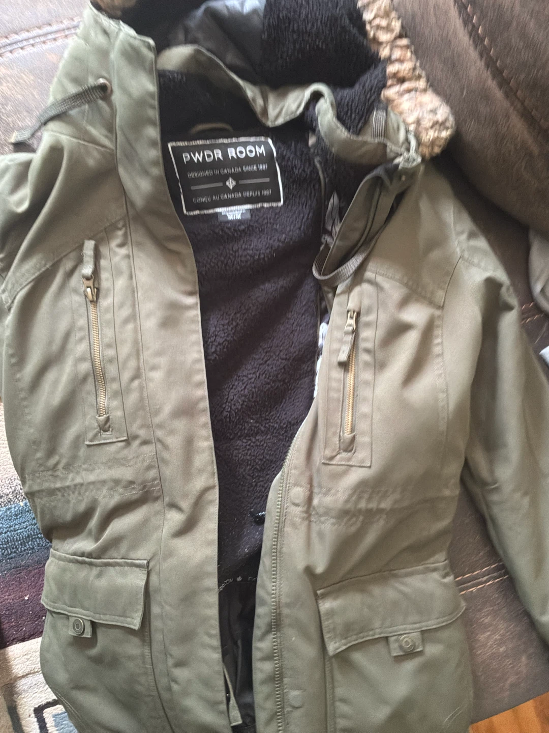 PWDR ROOM Men's Winter Parka Jacket