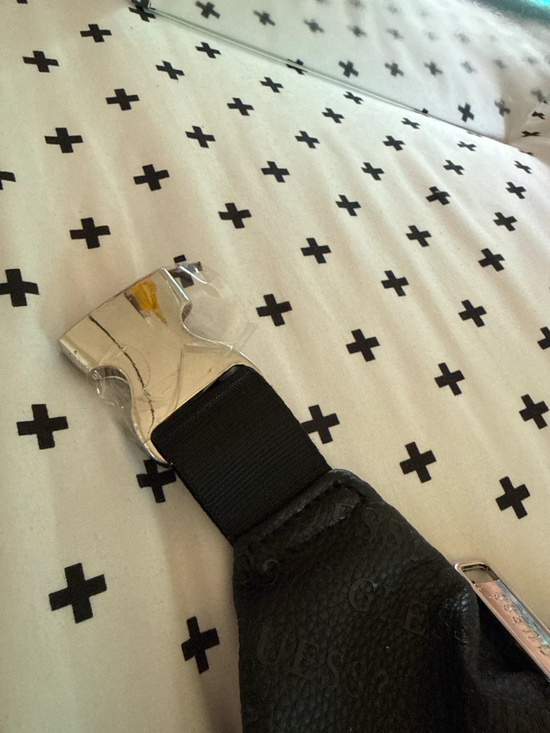 Guess Black Faux Leather Fanny Pack - photo 3