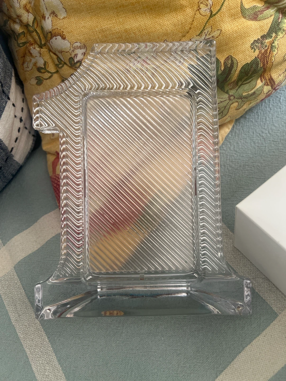 Mikasa Clear Crystal "Number One" Picture Frame
