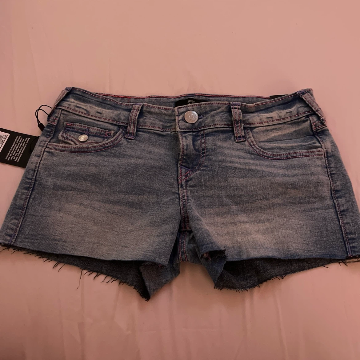 True Religion Joey Low Rise Cut-Off Shorts Size 26 - photo 3