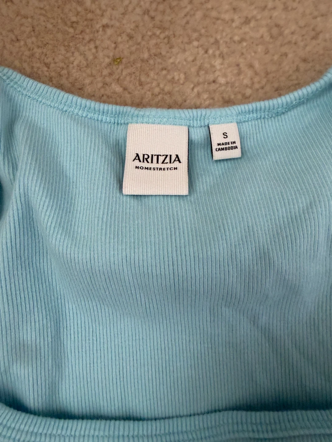 ARITZIA blue tank top and shorts set - photo 2