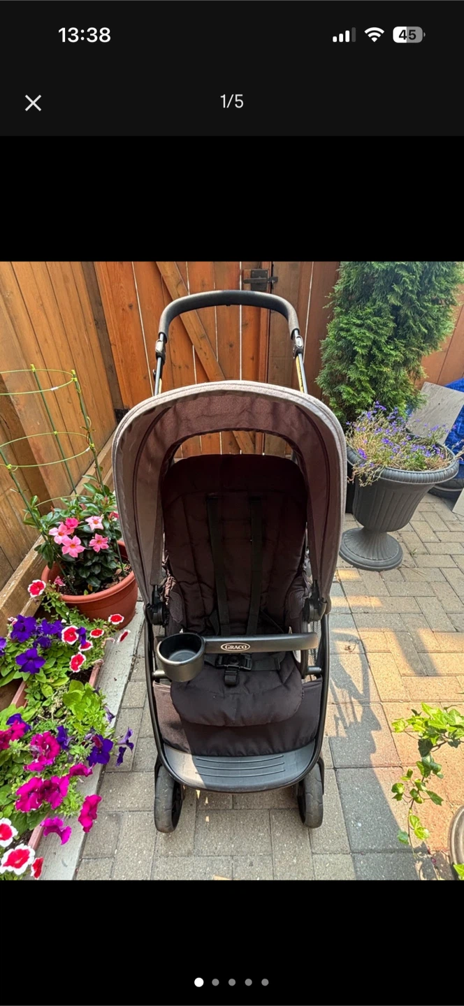 Graco Double Stroller - Grey