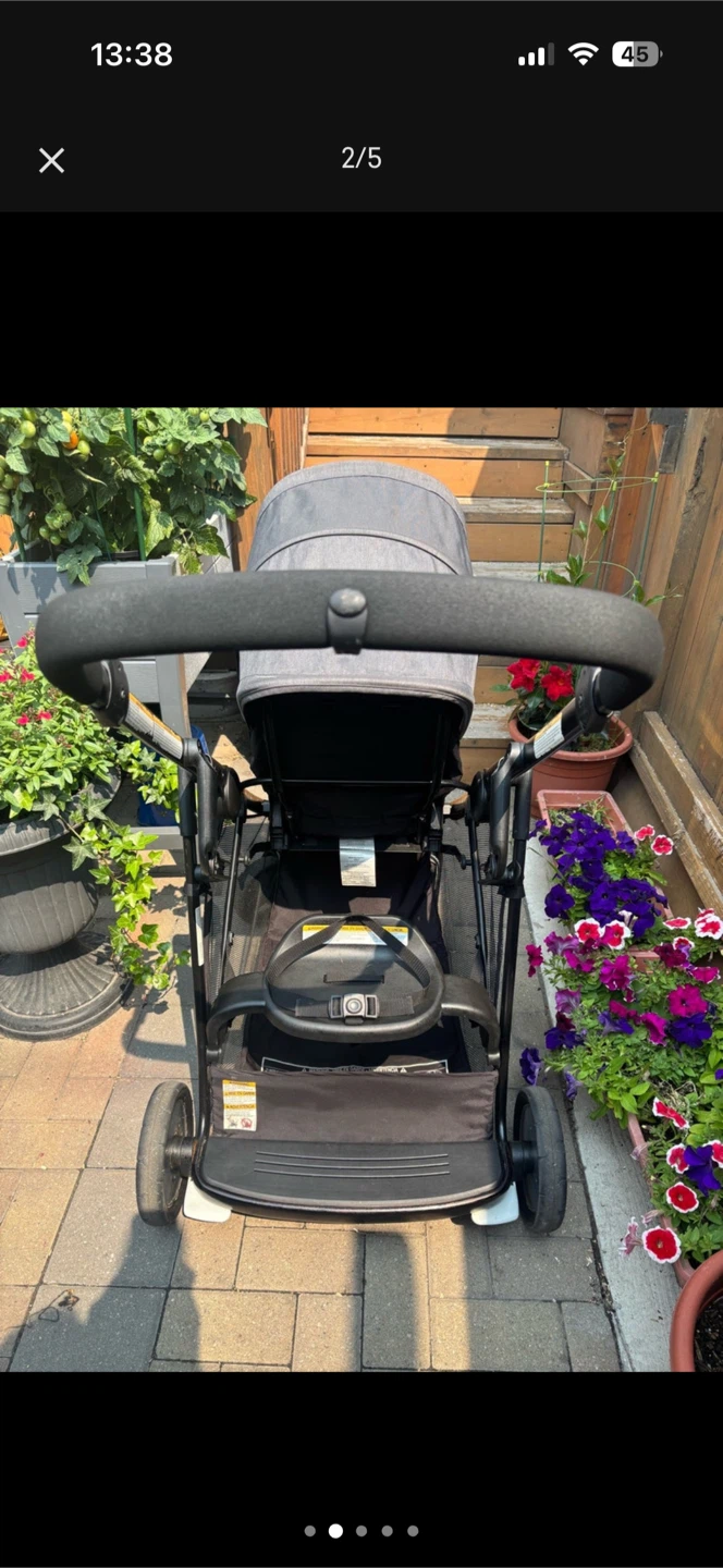 Graco Double Stroller - Grey - photo 2