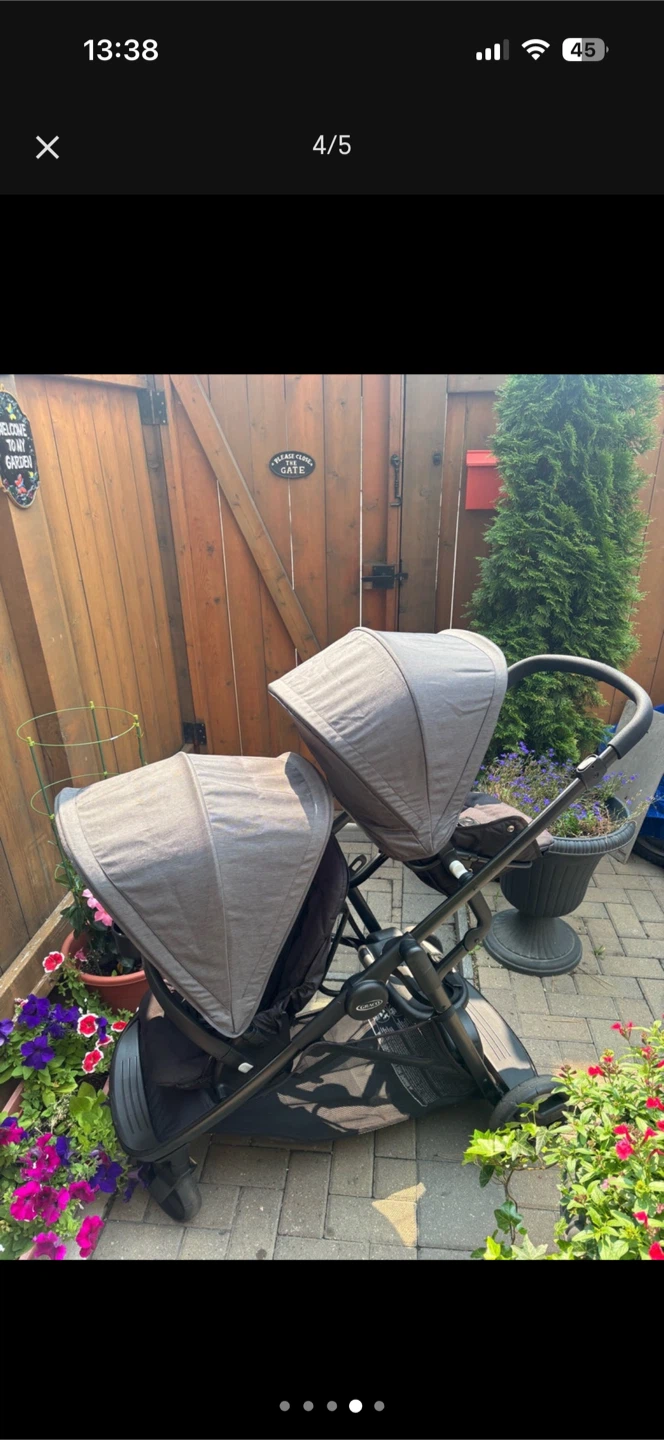 Graco Double Stroller - Grey - photo 4