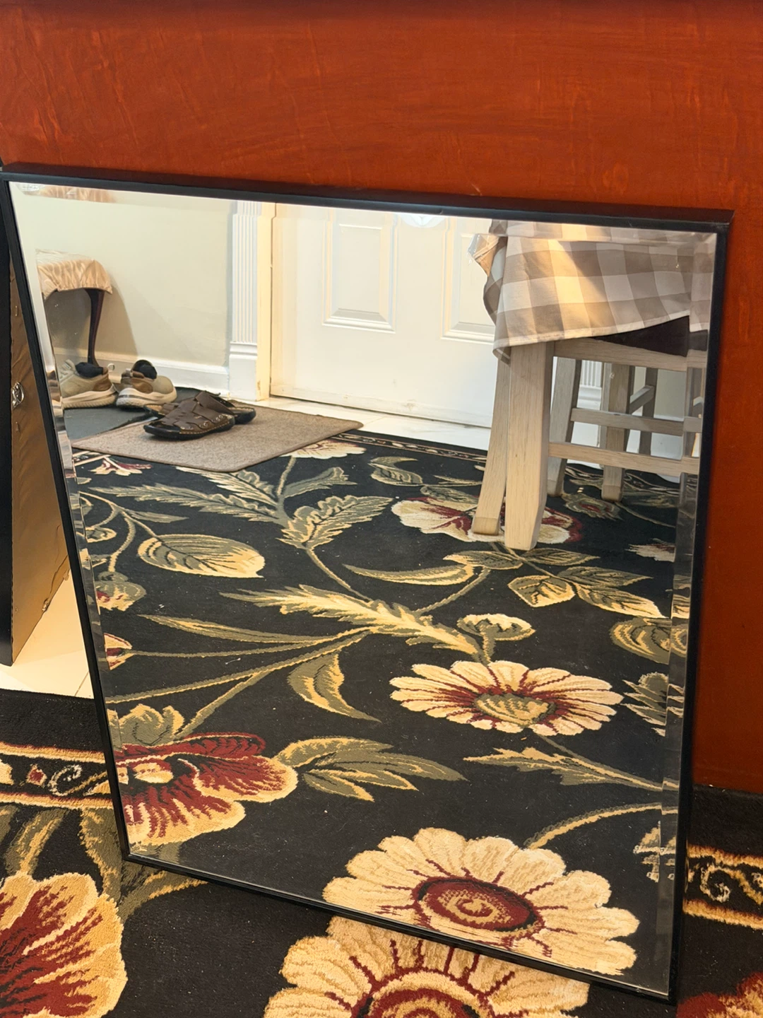 Black Framed Wall Mirror