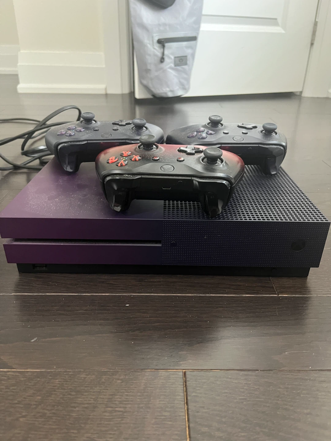 Xbox One S Fortnite Edition Console with 3 Controllers