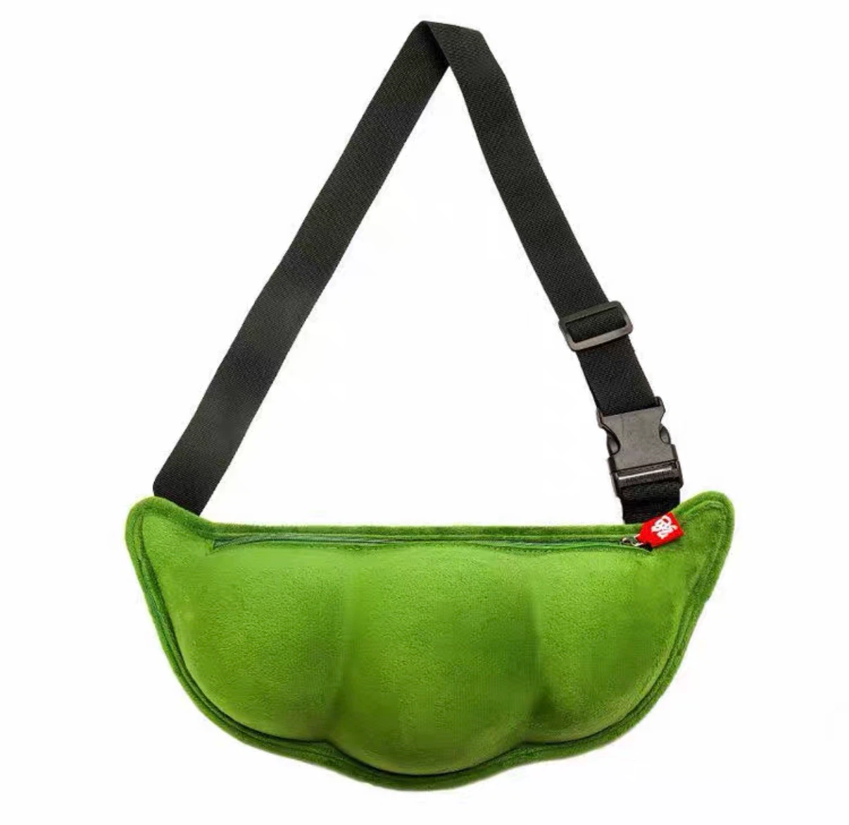 Green Pea Pod Crossbody Bag