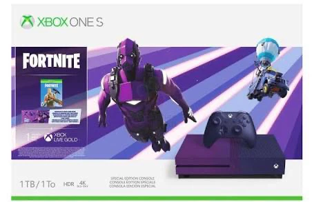 Xbox One S Fortnite Edition Console with 3 Controllers - photo 5