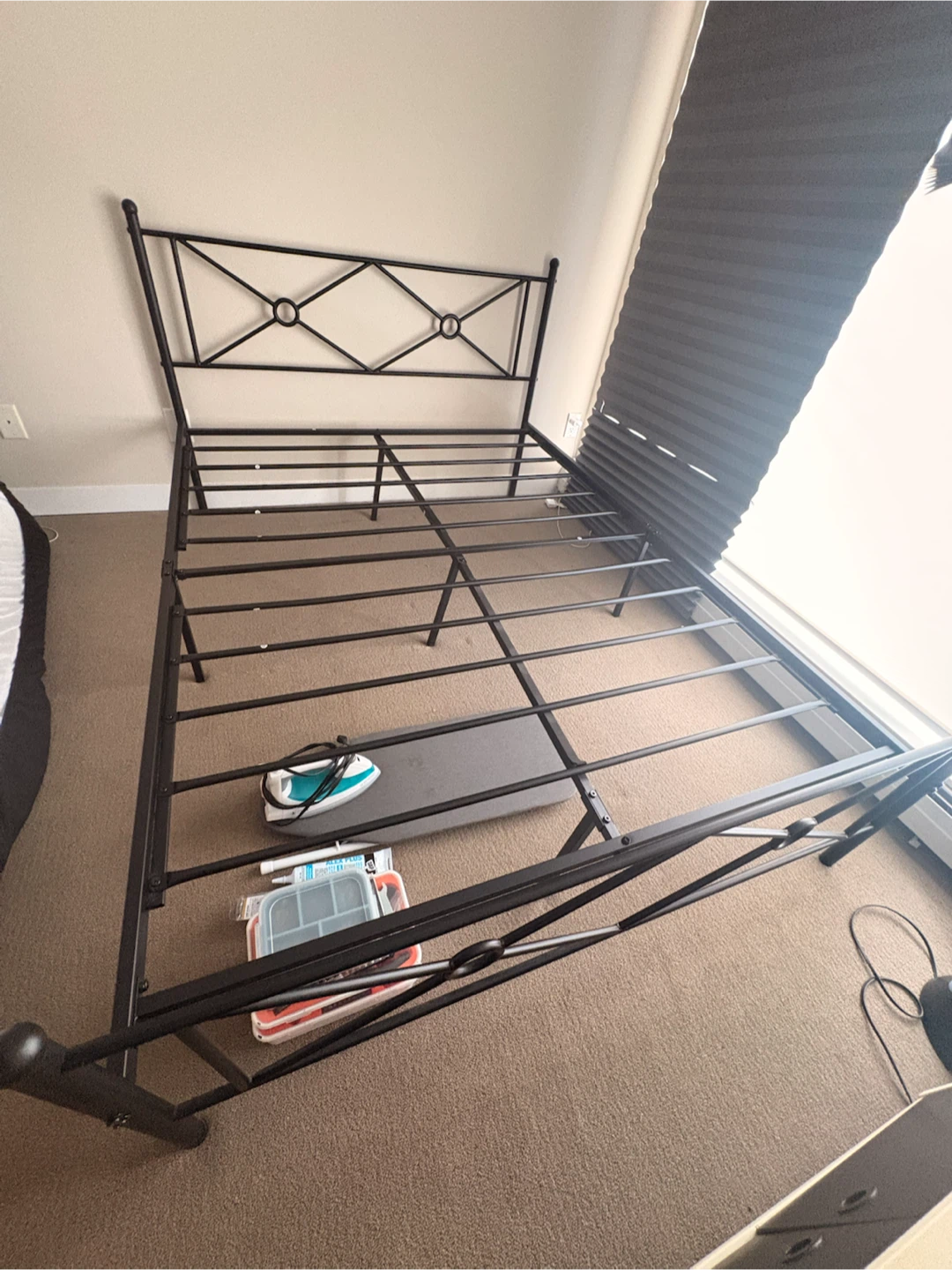 Black Metal Bed Frame