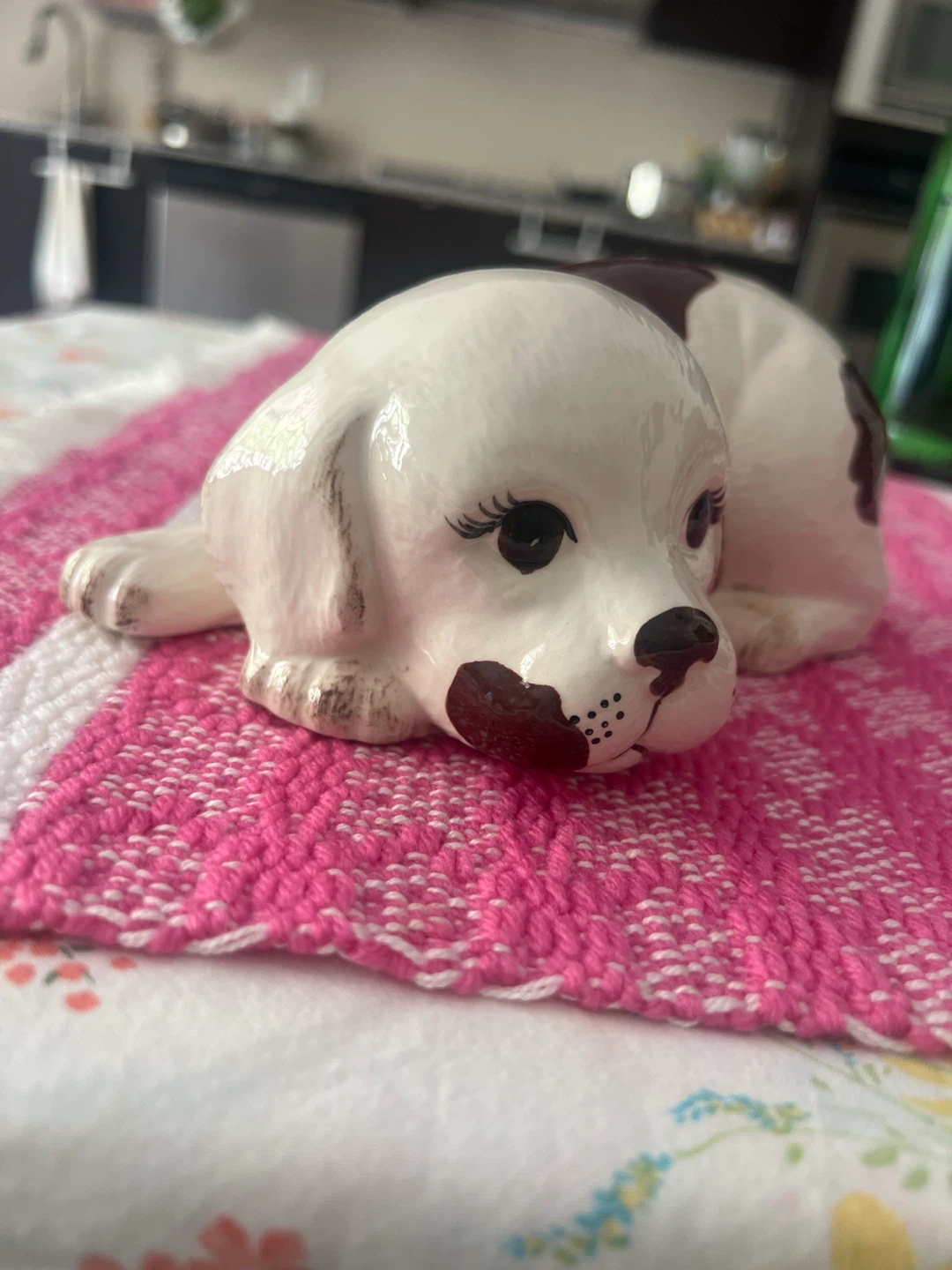 vintage Ceramic Puppy Figurine - photo 2