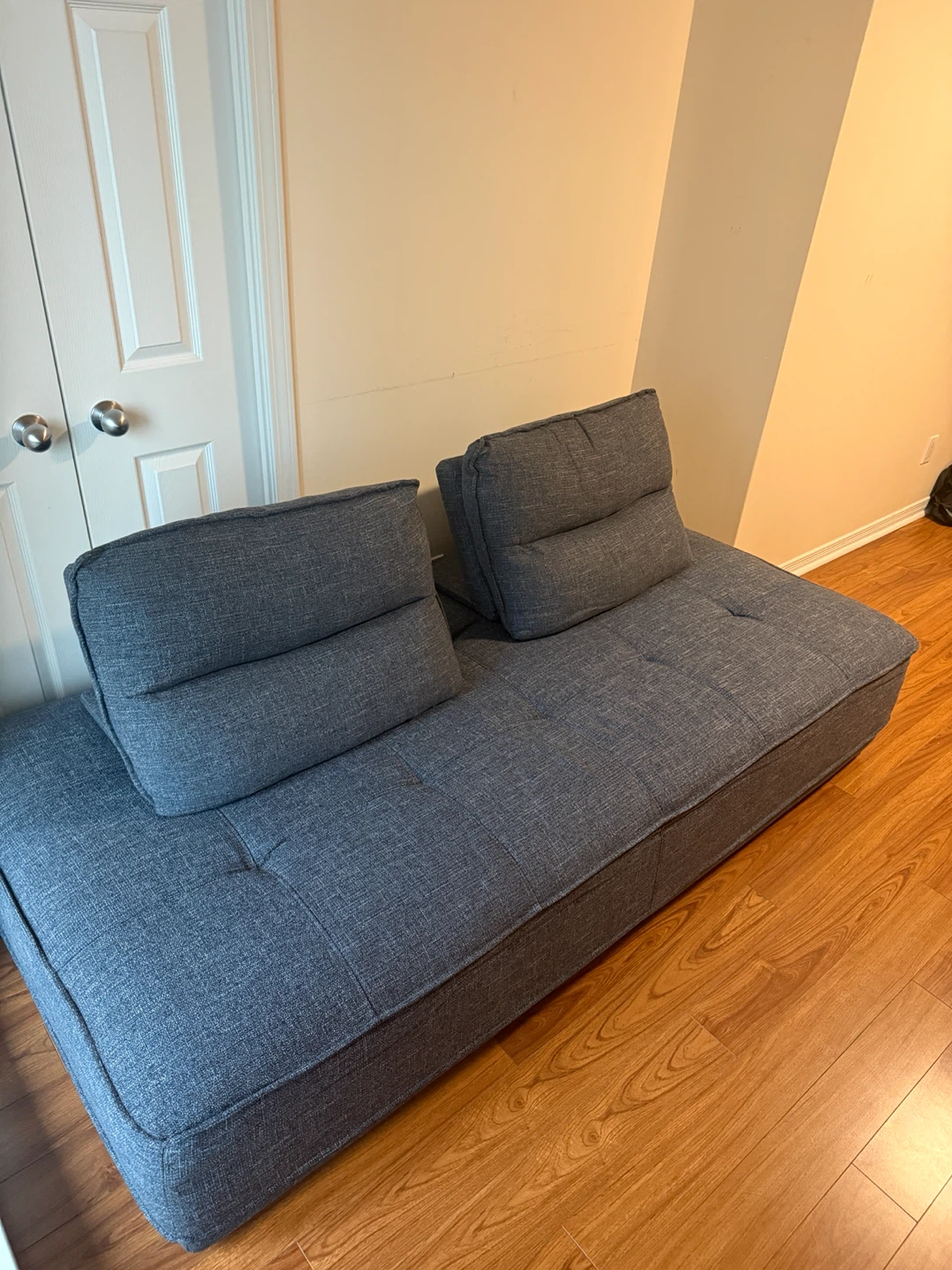 Grey Sofa Daybed with Two Cushions - photo 3