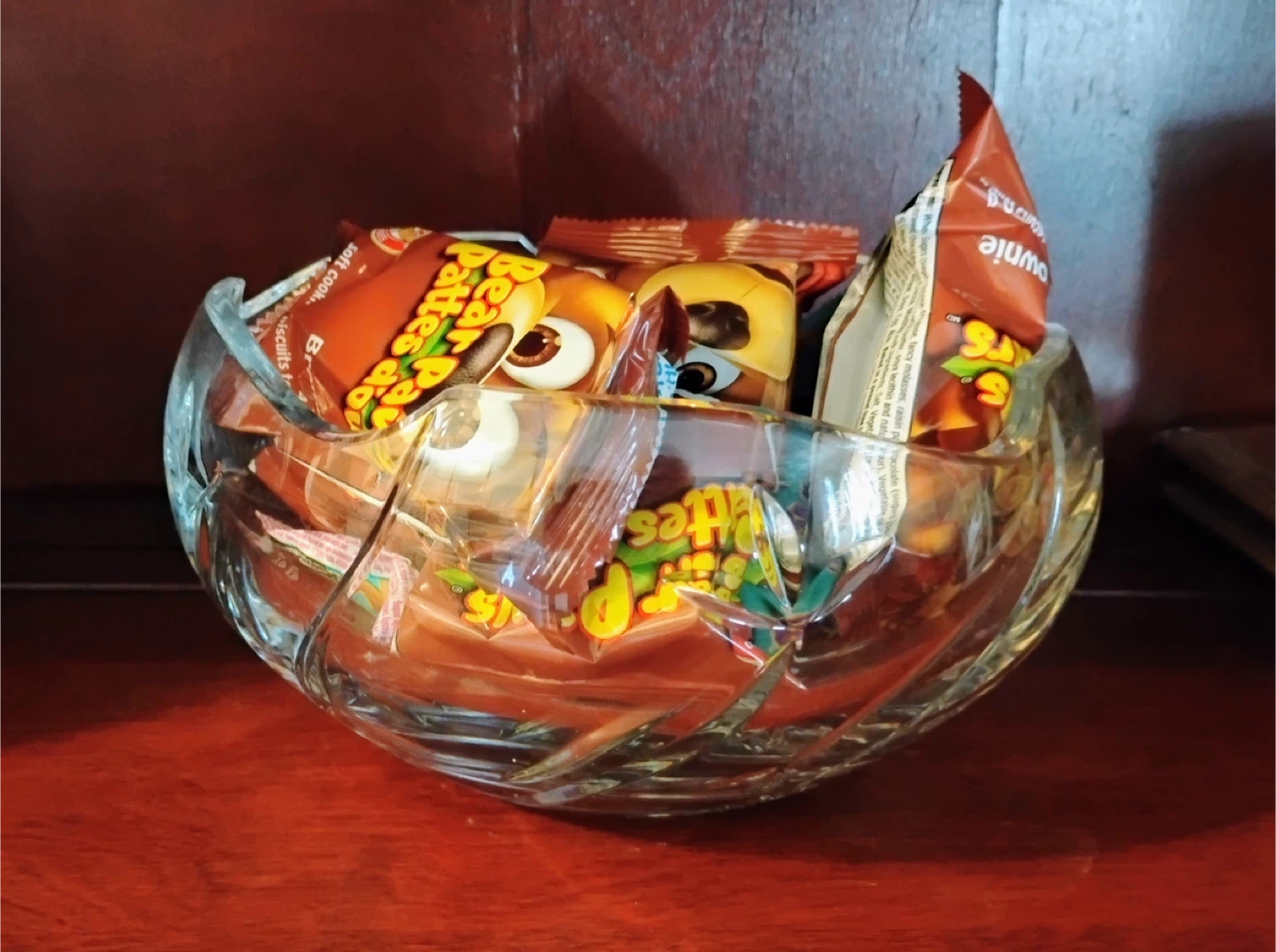 Crystal Glass Serving Bowl