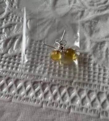 Amber earrings & Amber necklace (New) (Both together for $5) - photo 5