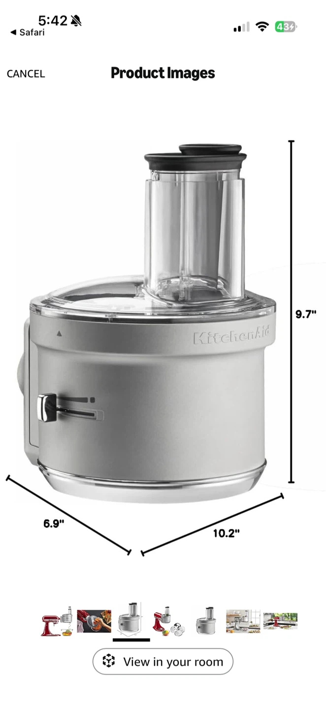 KitchenAid Food Processor Attachment with Dicing Kit - photo 2
