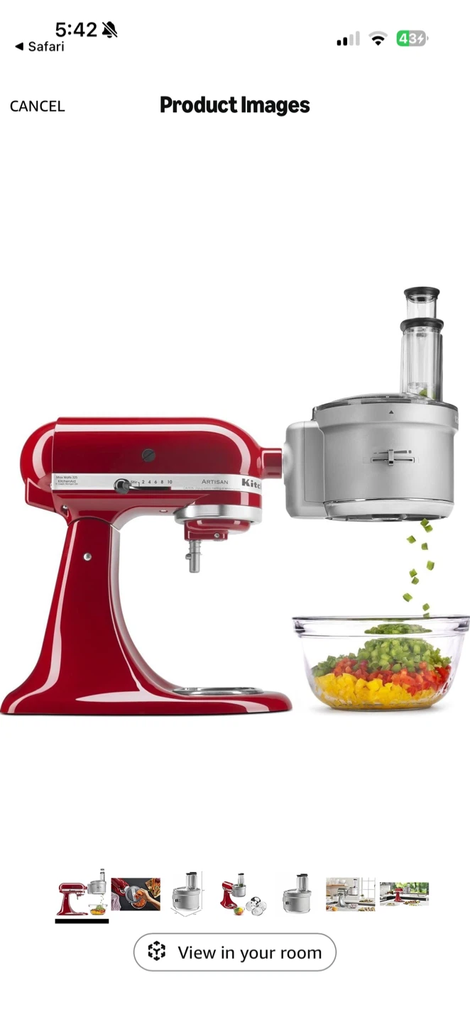 KitchenAid Food Processor Attachment with Dicing Kit - photo 3