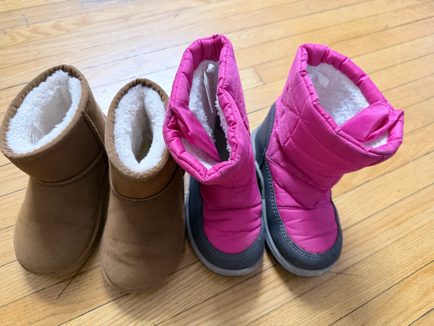 Toddler Boots - Brown & Pink size 9c - photo 2