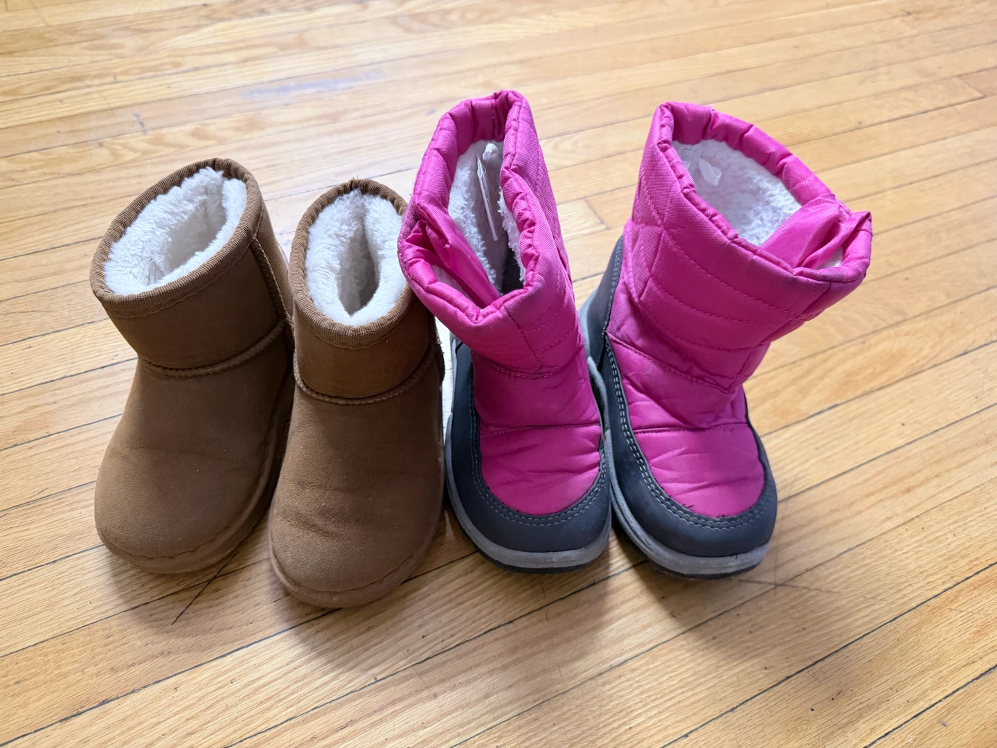 Toddler Boots - Brown & Pink size 9c - photo 4