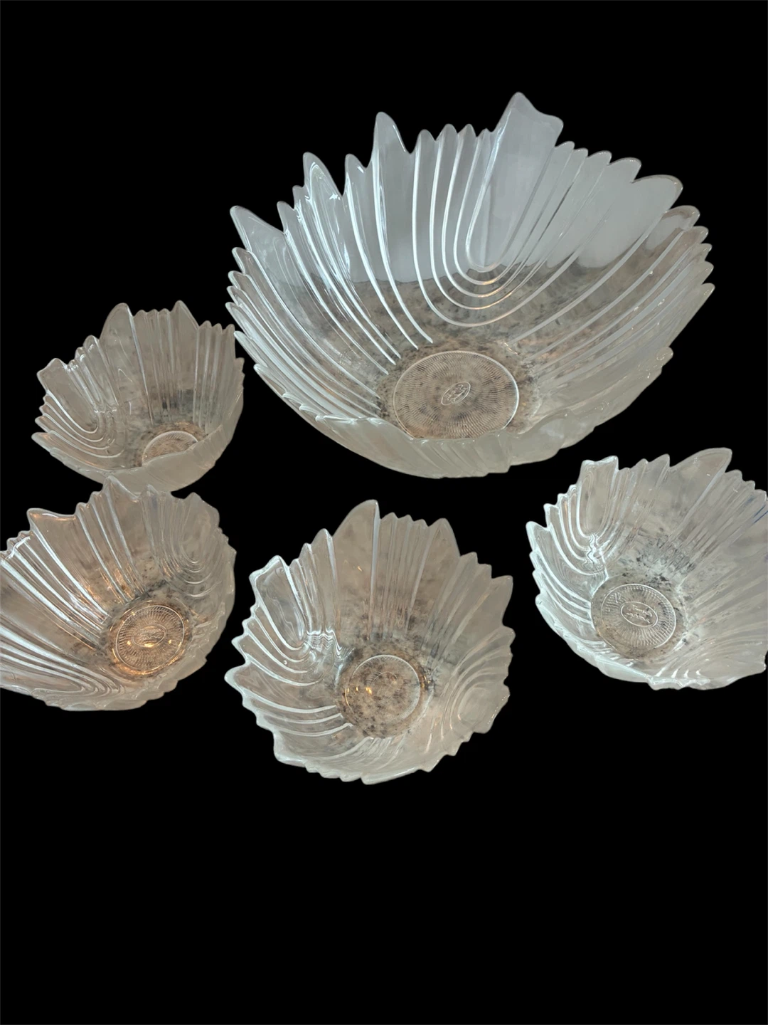 Glass Serving Bowl Set