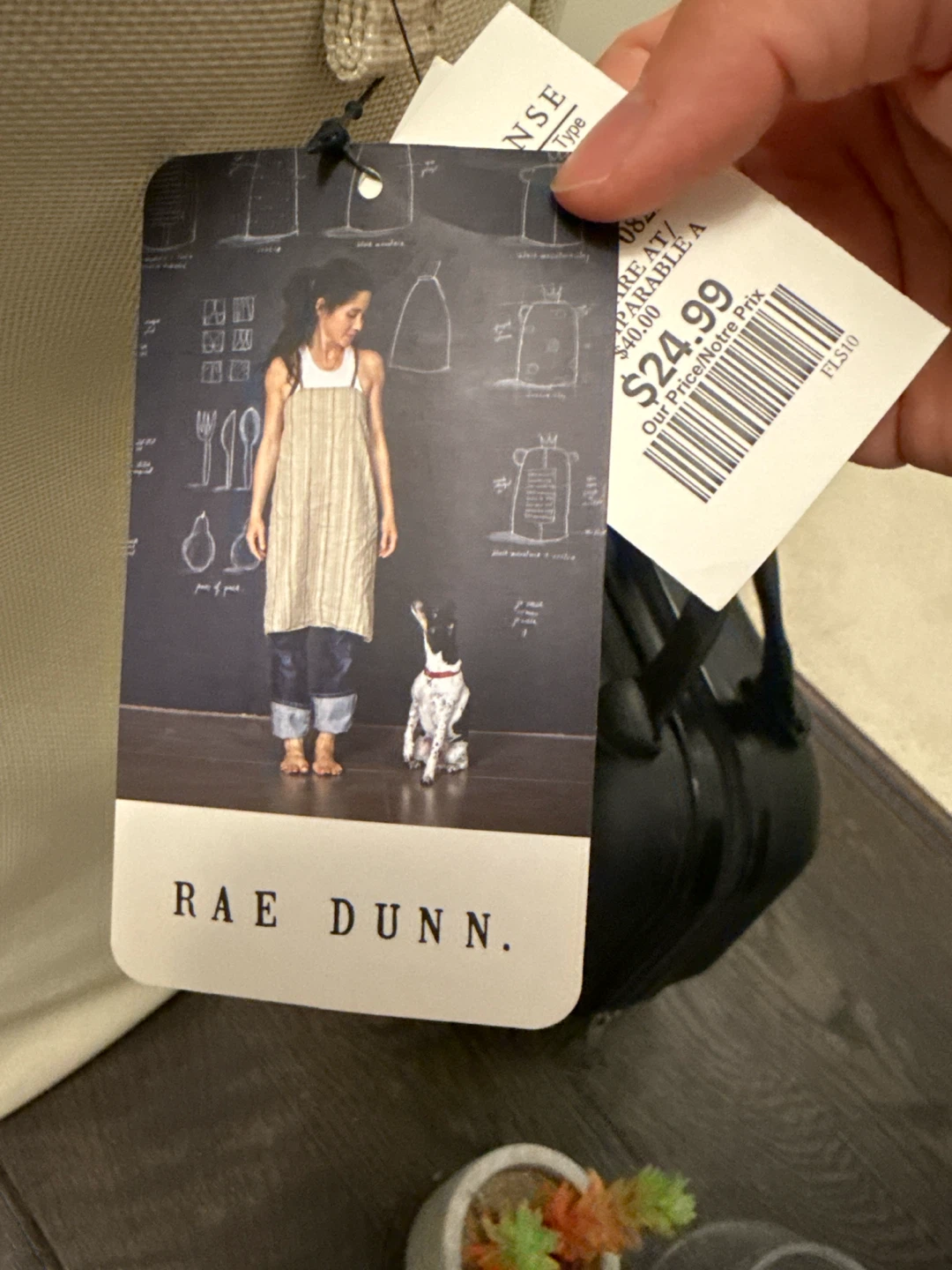 Rae Dunn "My Laundry" Storage Basket - photo 2