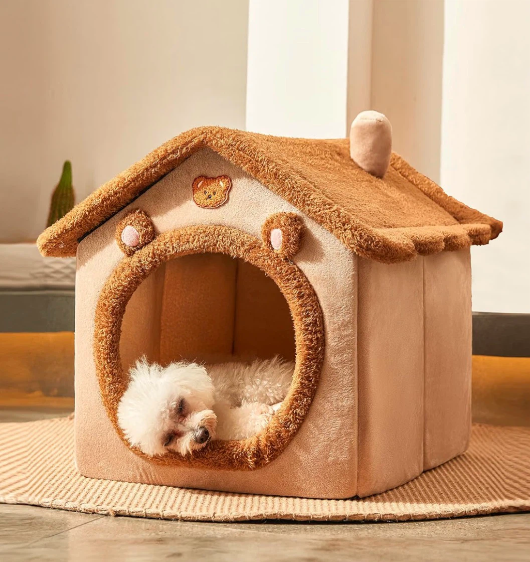 Cute Dog/Cat House Bed