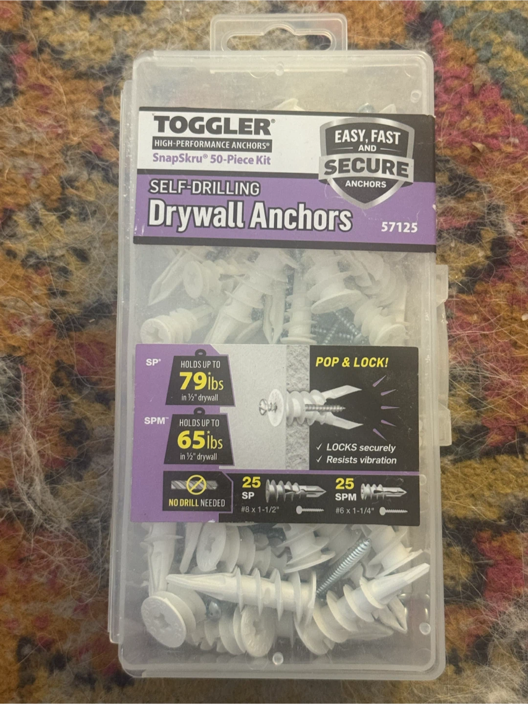 TOGGLER Self-Drilling Drywall Anchors