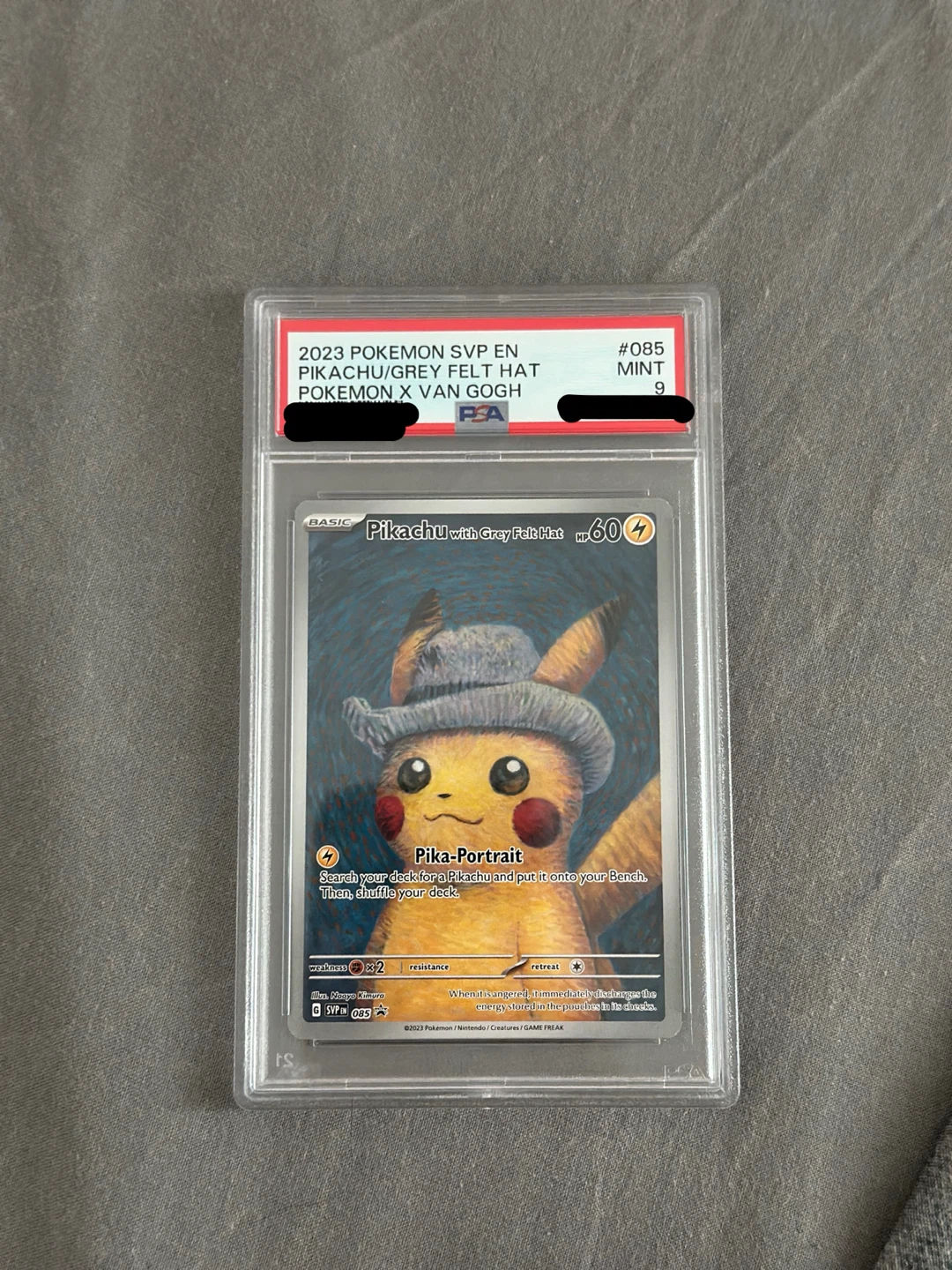 2023 Pokemon SVP EN Pikachu with Grey Felt Hat Card