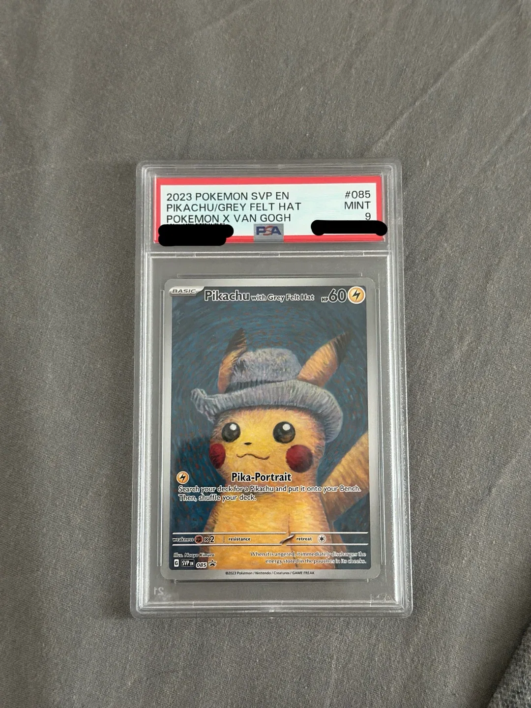 2023 Pokemon SVP EN Pikachu with Grey Felt Hat Card