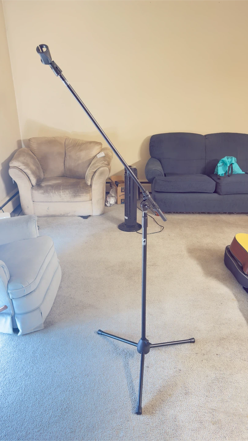 Takamine, Fender Guitars and Mic Stand