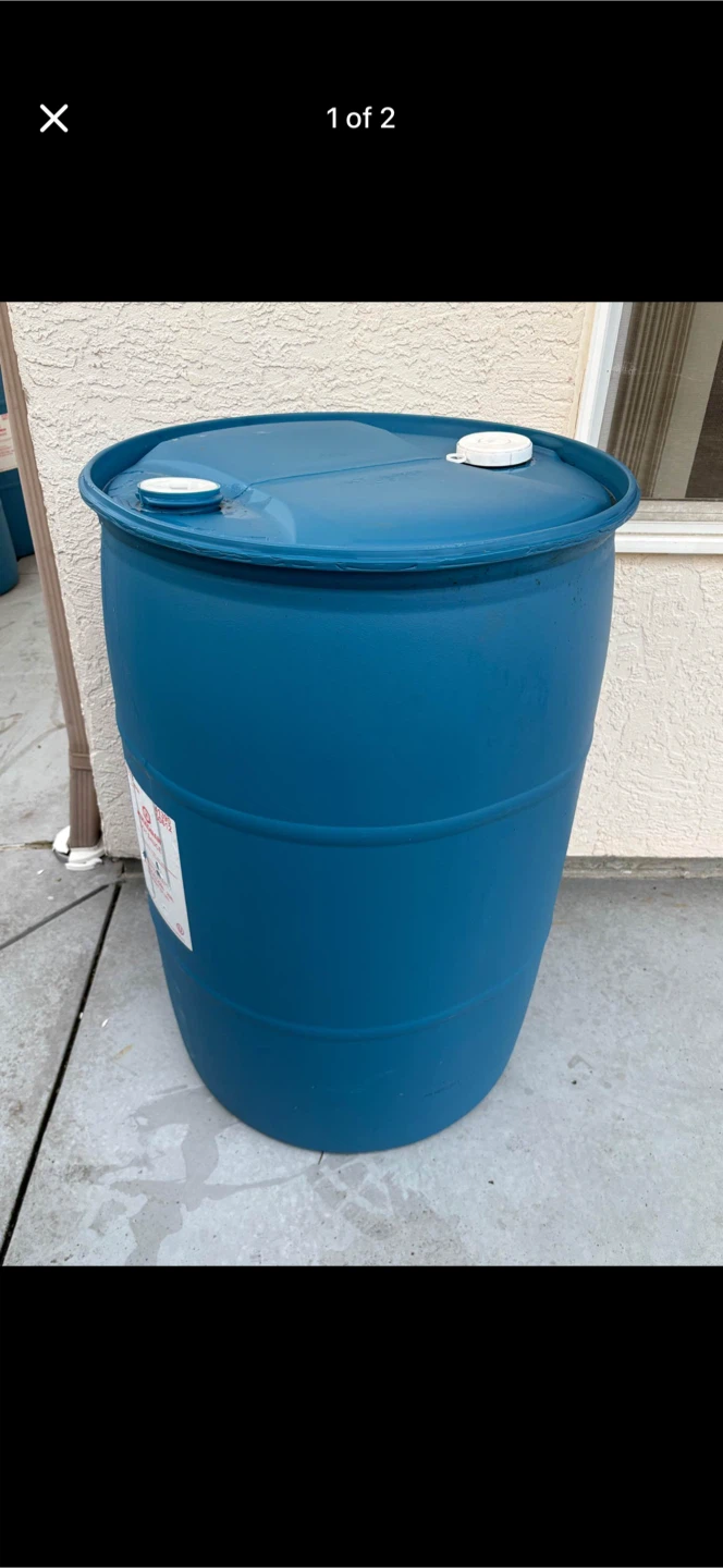 55 Gallon food grade barrel