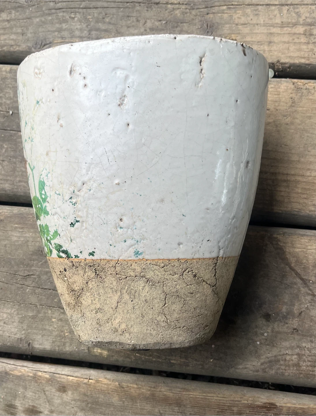 Rustic Ceramic Planter Pot