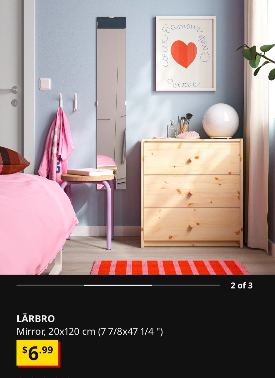 3 mirrors from ikea